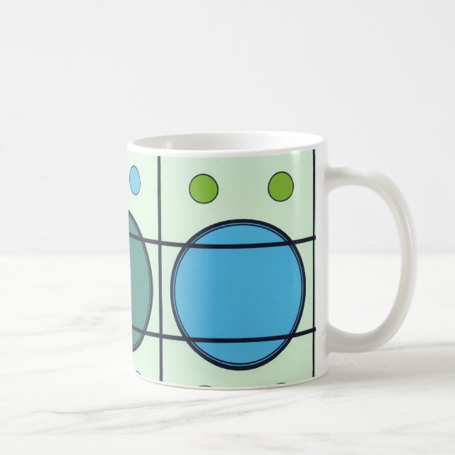 Mitte des Jahrhundertsentwurfs-Kaffee-Tasse Kaffeetasse (Rechts)