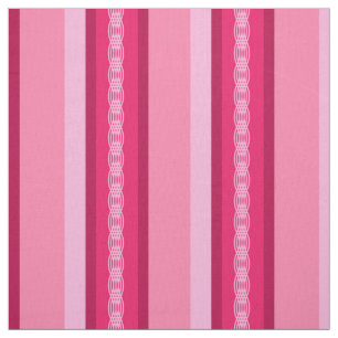 Mitte des Jahrhundertsmarkisenstreifen - Rosa und Stoff