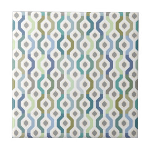 Mitte- des JahrhundertsMod-geometrisches Fliese