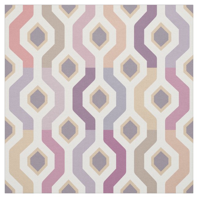 Mitte- des JahrhundertsMod-geometrisches Stoff (Muster)