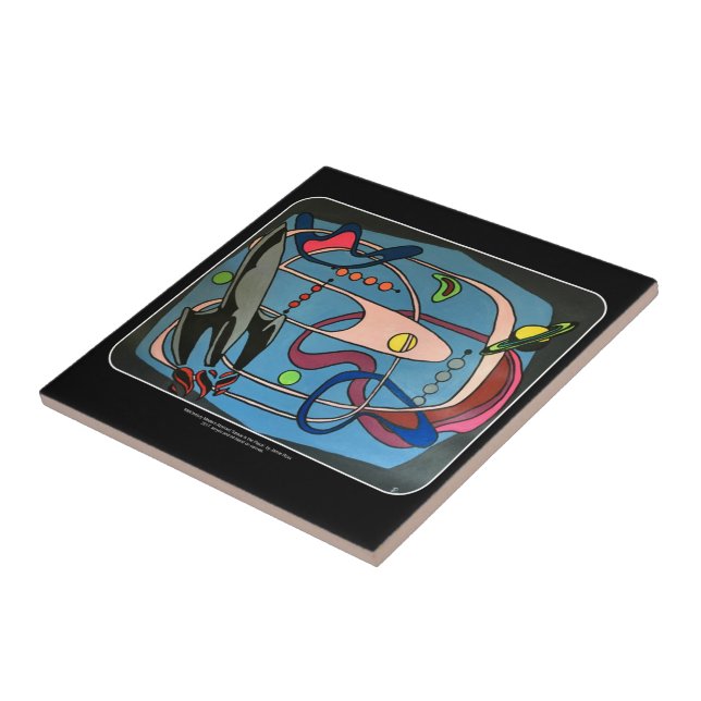 Mitte- des JahrhundertsMod-Raum ist die Fliese (Seite)