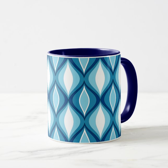 Mitte- des Jahrhundertsmoderne Diamanten, Tasse (VorderseiteRechts)