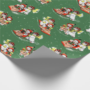 Mitte- des Jahrhundertsmoderne Geschenkpapier