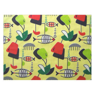 Mitte- des Jahrhundertsmoderne Tischdecke