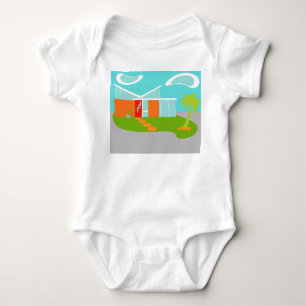 Mitte- des Jahrhundertsmoderner Baby Strampler