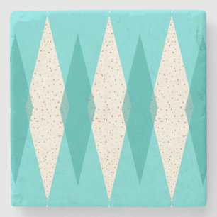 Mitte- des Jahrhundertsmoderner Steinuntersetzer