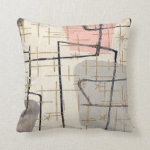 Mitte- des Jahrhundertsmodernes abstraktes