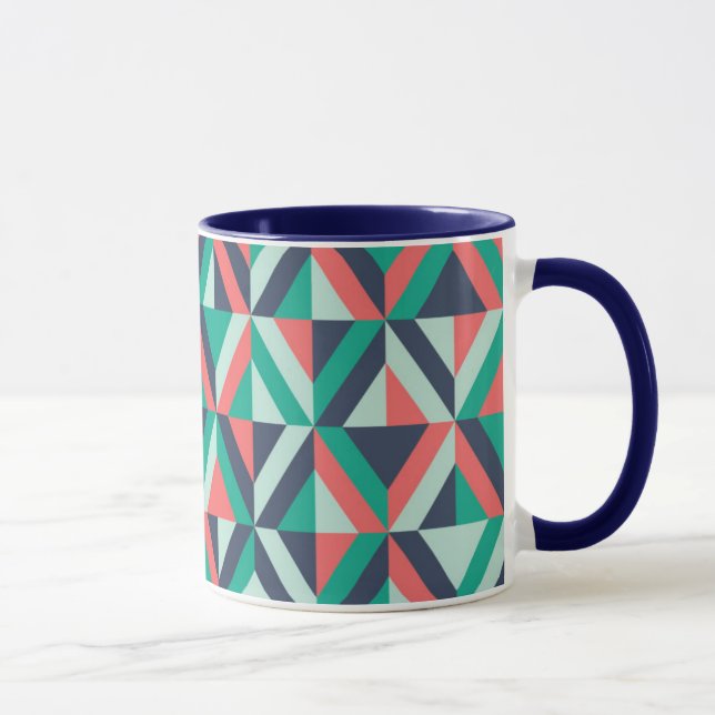 Mitte- des Jahrhundertsmodernes geometrisches Tasse (Rechts)