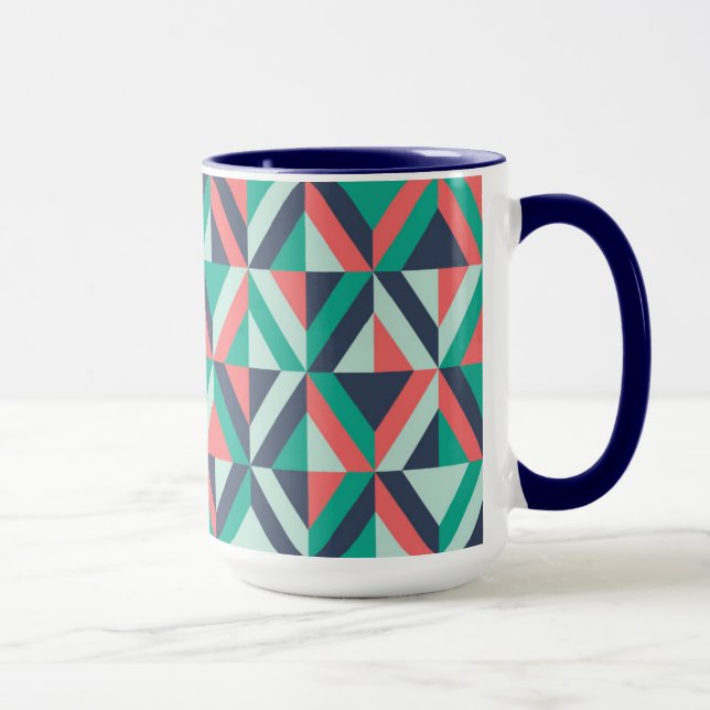 Mitte- des Jahrhundertsmodernes geometrisches Tasse (Rechts)