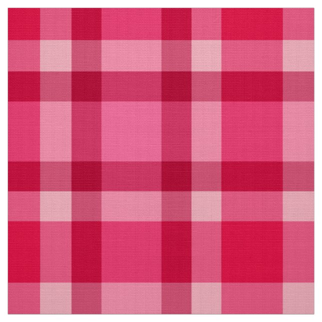 Mitte- des Jahrhundertsmodernes kariertes - Rosa Stoff (Muster)