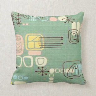 Mitte- des Jahrhundertsmodernes Kissen