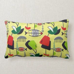 Mitte- des Jahrhundertsmodernes Lendenkissen