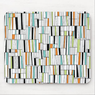 Mitte- des Jahrhundertsmodernes Muster Mousepad