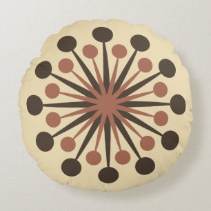 Mitte- des rundes kissen