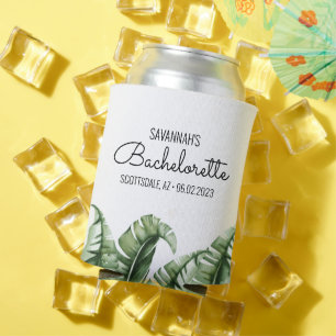 Mitte Jahrhundert Banana Leaf Bachelorette/Bridesm Dosenkühler