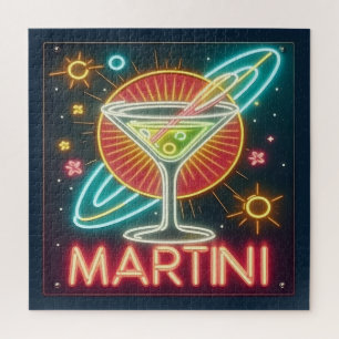 Mitte Jahrhundert Neon Martini Signi Puzzle