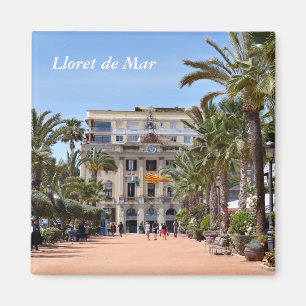 Mitte von Lloret de Mar, Spanien Magnet