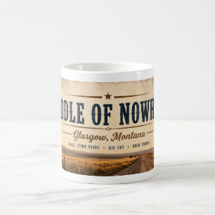 Mitte von Nirgendwo Glasgow Montana Kaffeetasse