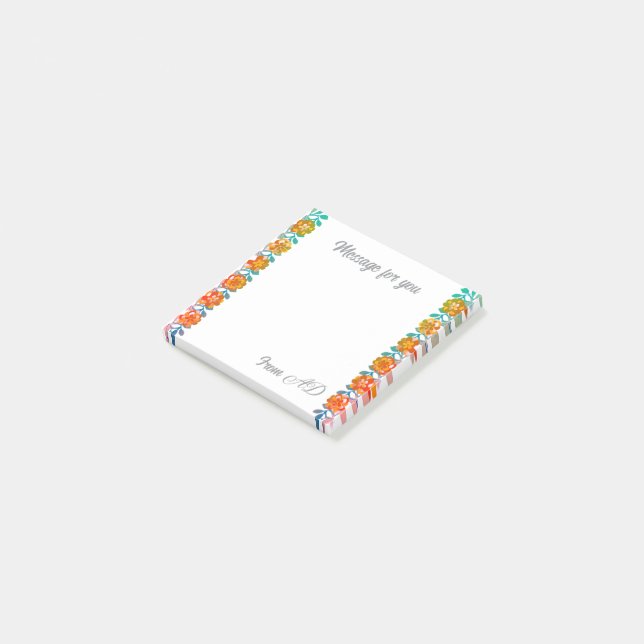 Mitteilung für Ihre Hinweise Post-it Klebezettel (angewinkelt)