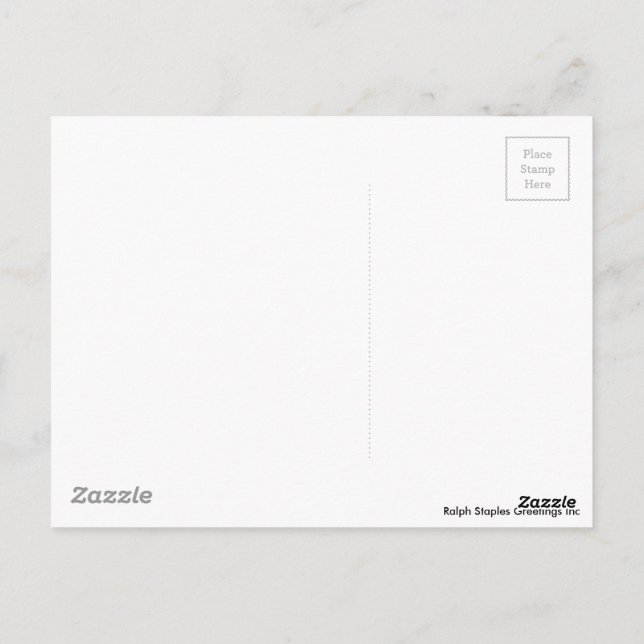 Mitteilung gegen Missbrauch Postkarte (Rückseite)