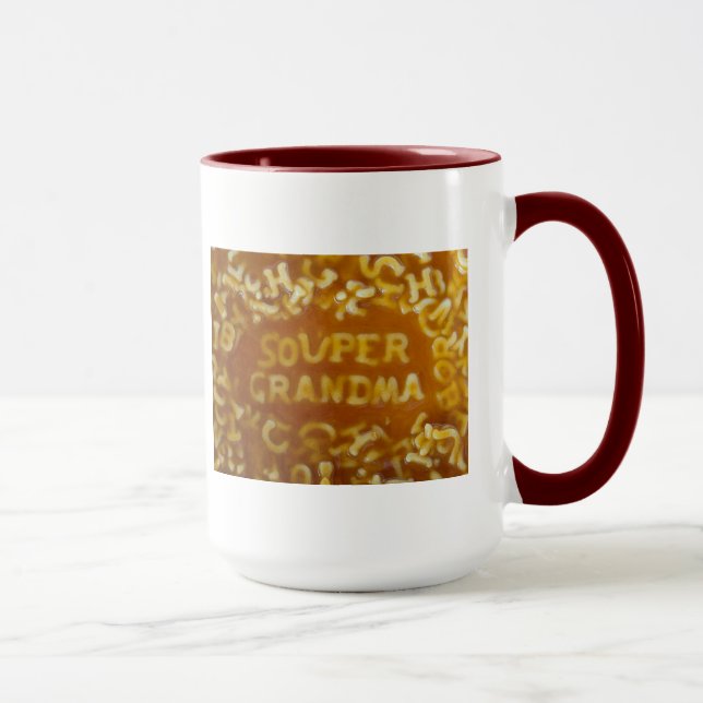 Mitteilung in meiner Suppen-Großmutter-Tasse Tasse (Rechts)