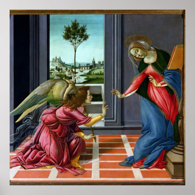 Mitteilung von Sandro Botticelli Poster (Vorne)