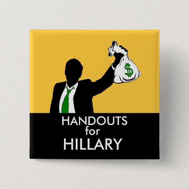 Mitteilungsblätter für Hillary Button (Vorderseite)