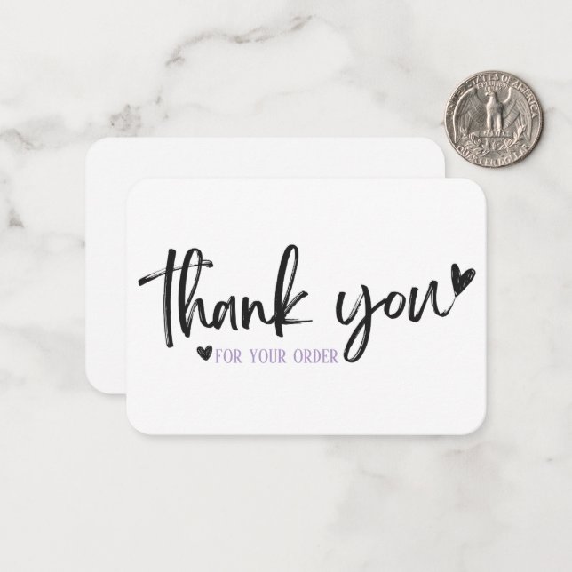 Mitteilungskarte (Vorderseite/Rückseite Beispiel)