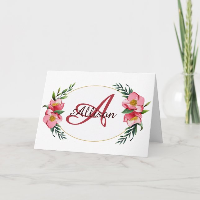 Mitteilungskarte (Vorderseite)