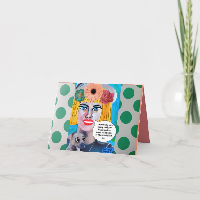 Mitteilungskarte (Vorderseite)