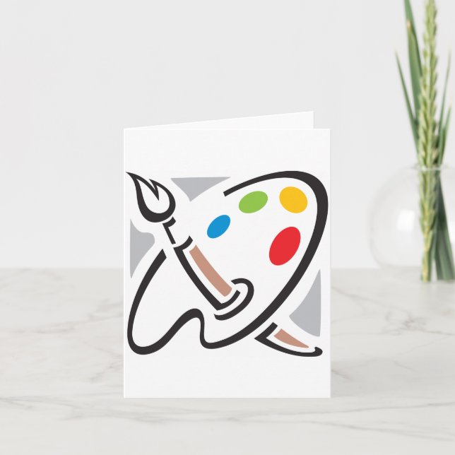 Mitteilungskarten der Malerpalette (Vorderseite)