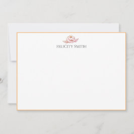 Mitteilungskarten Elegantes Flat Modernes Botanisc