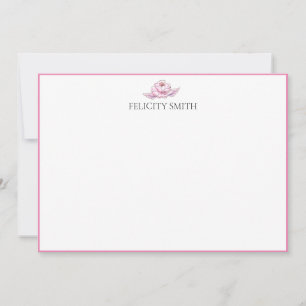 Mitteilungskarten Elegantes Flat Modernes Botanisc