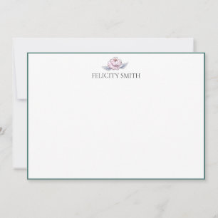 Mitteilungskarten Elegantes Flat Modernes Botanisc