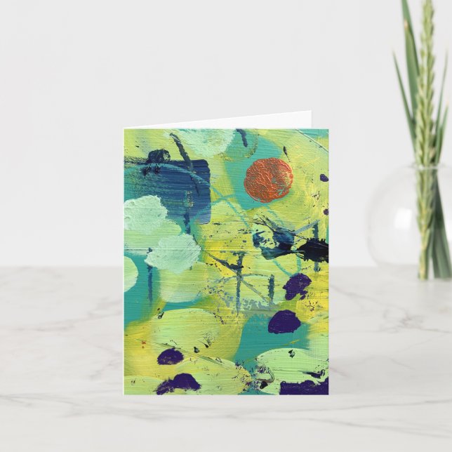 Mitteilungskarten für offene Wiese/Fenceposts (Vorderseite)