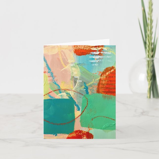 Mitteilungskarten im Spielplatzdesign (Vorderseite)