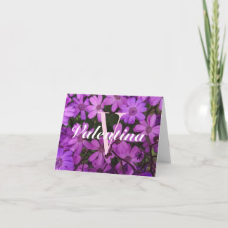 Mitteilungskarten mit floralen Fotos mit benutzerd
