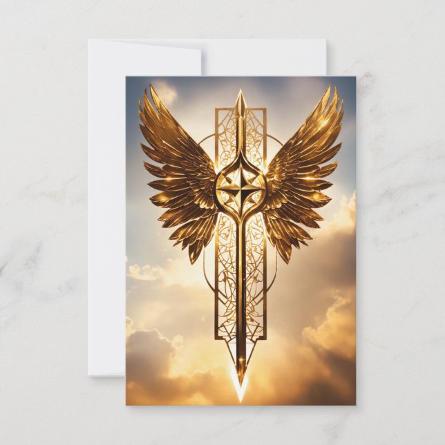 Mitteilungskarten, Schreibwaren, Dankeskarte (Vorderseite)