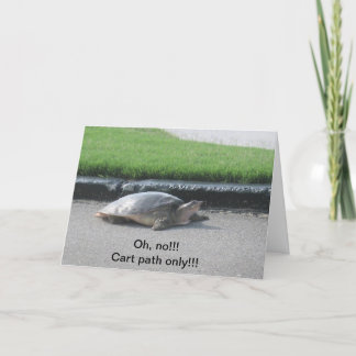 Mitteilungskarten und Grußkarten für Golfer