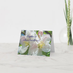 Mitteilungskarten Vielen Dank für... Apfelblüten-B