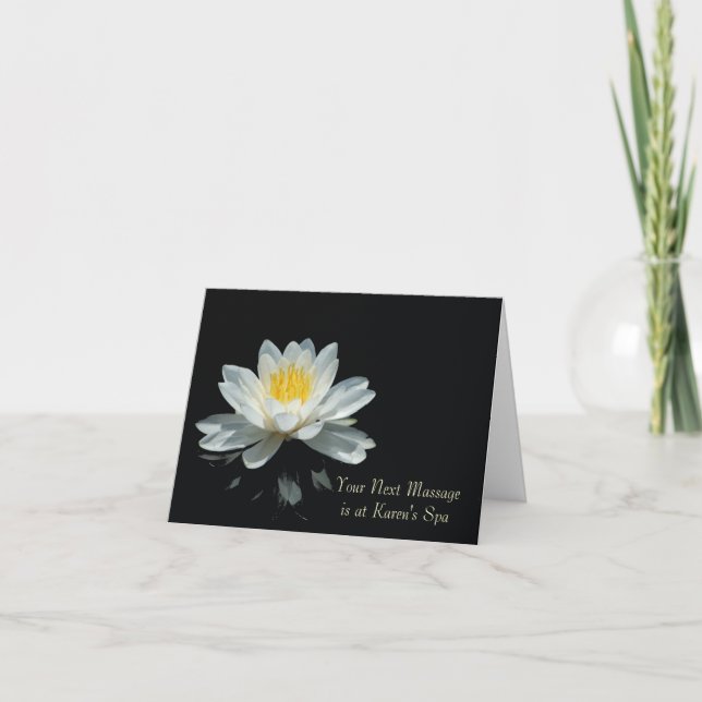 Mitteilungskarten zur Floating-Lotus-Blume (Vorderseite)