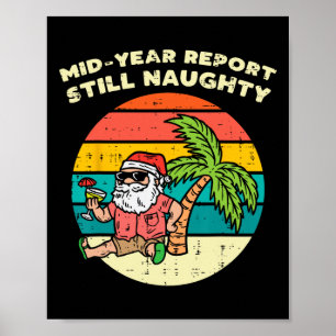 Mittejahresbericht Immer noch unartiger Weihnachts Poster