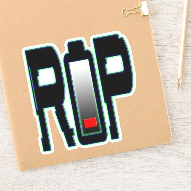 Mittel 6" x 6" Vinyl-Aufkleber, kundenspezifisch g Aufkleber (Notizbuch)