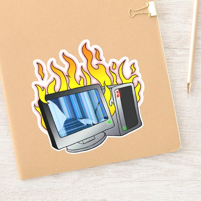 Mittel 6" x 6" Vinyl-Aufkleber, kundenspezifisch g Aufkleber (Notizbuch)