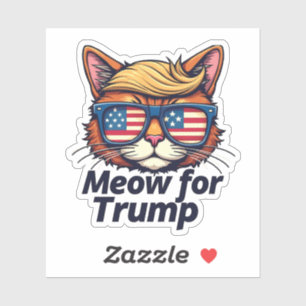 Mittel für Trump, um die Katzen wieder sicher zu m Aufkleber