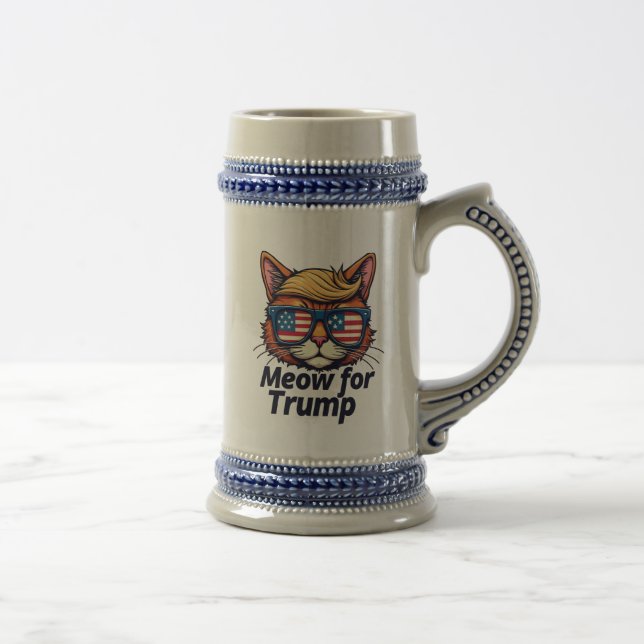 Mittel für Trump, um die Katzen wieder sicher zu m Bierglas (Rechts)