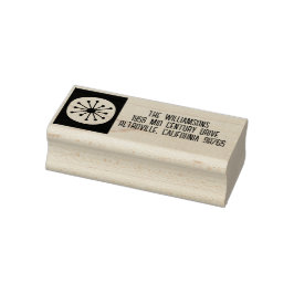 Mittel Jahrhundert Moderne Atomare Retro Minimal Gummistempel