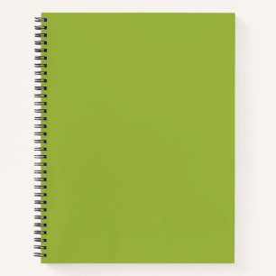 Mittel limegrün (einfarbig) gelb-grün notizbuch