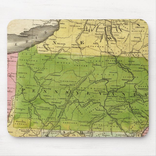 Mittel-Staaten 2 Mousepad (Vorne)