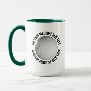 Mittel Text JÄGERGRÜN Kombination 15oz Individuell Tasse
